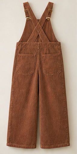 Claypath Overalls, Clay, back view