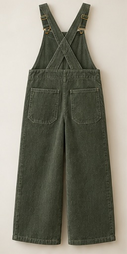 Fern Meadow Overalls, Fern Green, back view