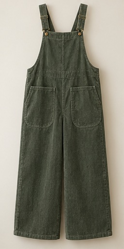 Fern Meadow Overalls, Fern Green, front view