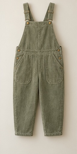 Sage Nook Overalls, Sage, front view